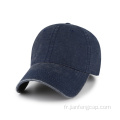 casquette de baseball en toile de bambou avec boucle en métal